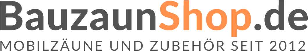Bauzaun Shop - Mobilzäune und Zubhör auf bauzaunshop.de-Logo