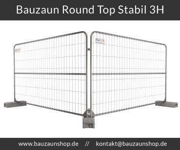 Bauzaun Round Top Stabil 3H